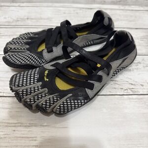 Vibram Fivefingers Shoes Women 36 Size 6.5 7 Black Alitza Loop Pull On Toe Shoes